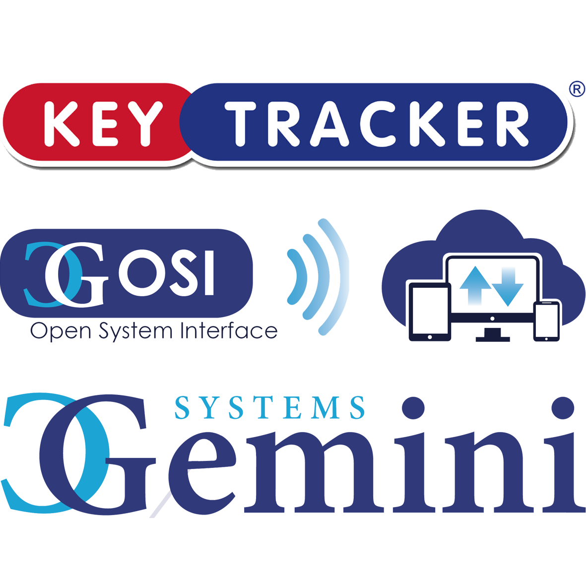 Key Tracker, OSI, Gem Logo