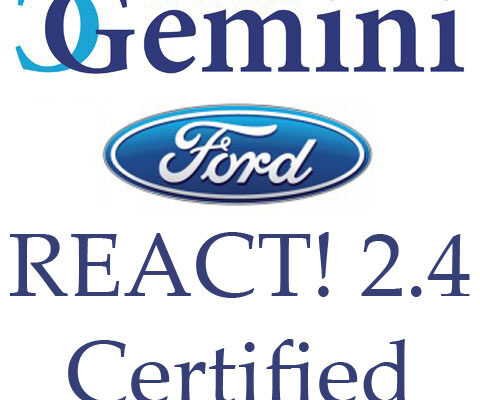 Gemini Systems achieves REACT! 2.4 Certification