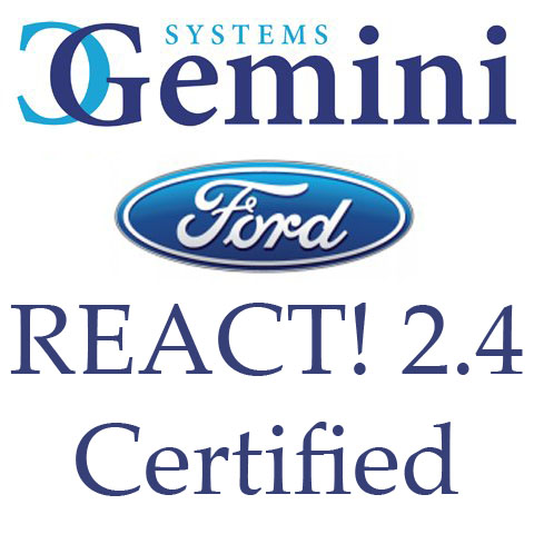 Gemini Systems achieves REACT! 2.4 Certification