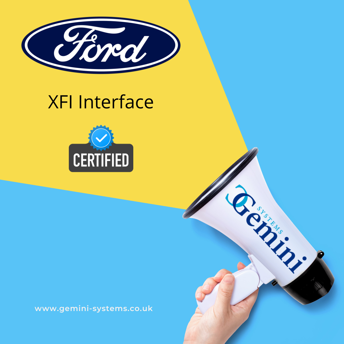 Gemini Systems is proud to achieve XFI certification.