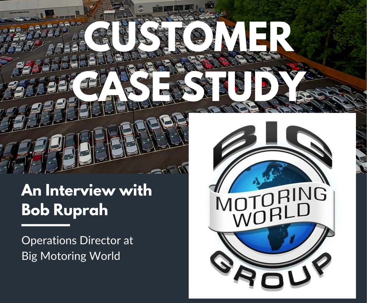 An interview with Bob Ruprah, Operations Director at Big Motoring World.